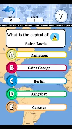 world capitals and flags quiz - Screenshot 4