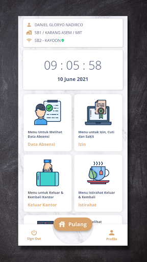 Attendance Screen 3