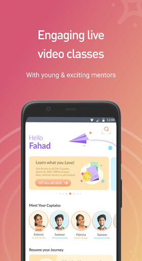 Android application MyCaptain screenshort