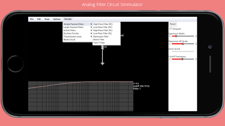 Analog Filter Circuit Simmulator