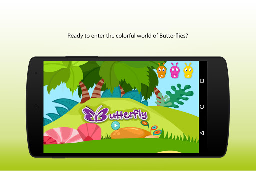 Android application Butterfly - Kids game screenshort