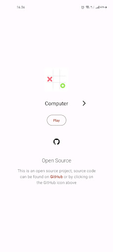 Android application Compose Tic Tac Toe screenshort