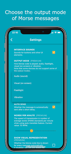 Screenshot of Morse Chat: Talk in Morse Code