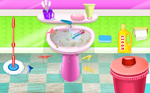 Bathroom Cleaning and Washing Screen 2