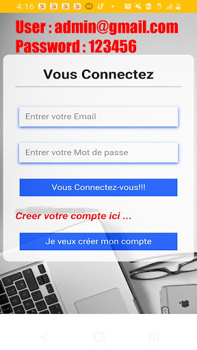 Android application Sitech App screenshort