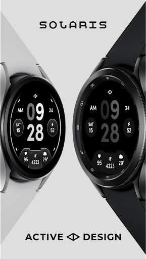 Solaris Digital Watch Face Screen 3