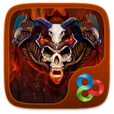 Flame Skull  GO Launcher Theme icon