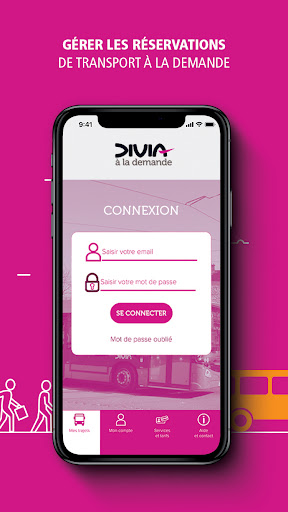 Android application Divia à la demande screenshort