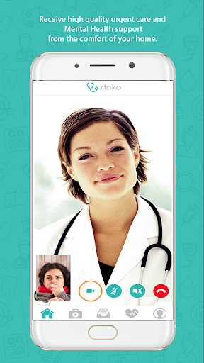Android application Doko MD Telehealth screenshort