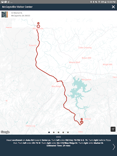 Screenshot of Visit Blue Ridge GA!