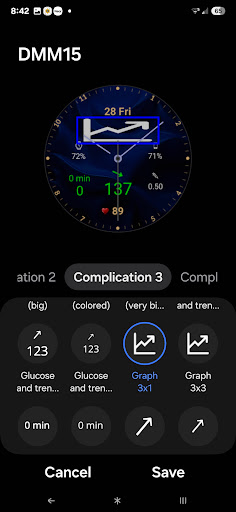 DMM15 Diabetic Watch Face screenshot 4