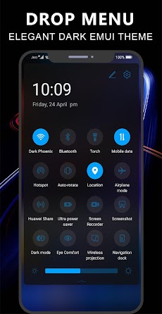Dark Emui-11 Theme for Huaweiのおすすめ画像5