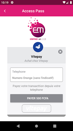 Emploi et Moi Screen 3