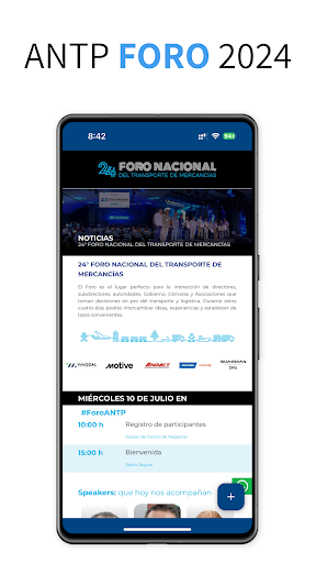Android application Foro ANTP 24 screenshort