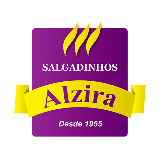 Salgadinhos Alzira logo