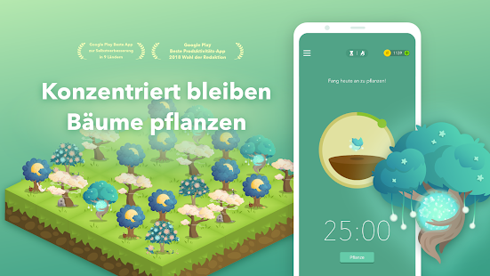 Forest：Konzentriert Bleiben لقطة شاشة