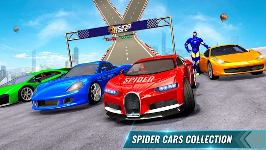Spider Car Stunt Racing Mega Ramp New Car Games Apk app mod 3
