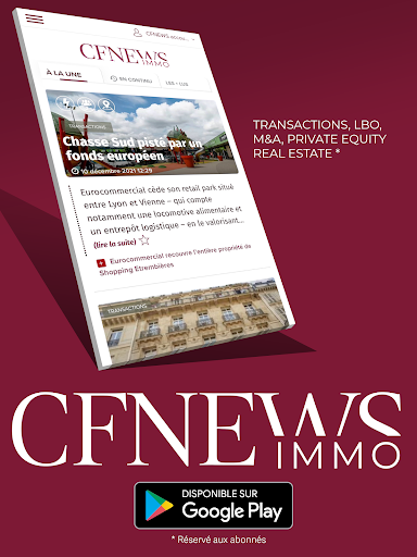 Android application CFNEWS IMMO screenshort
