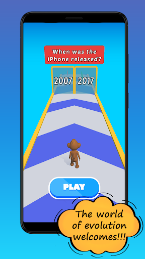 Android application Quiz Evolution Run screenshort