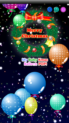 Android application My baby Xmas (Balloon pop!) screenshort