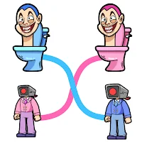 Draw to toilet: Skibidi Toilet