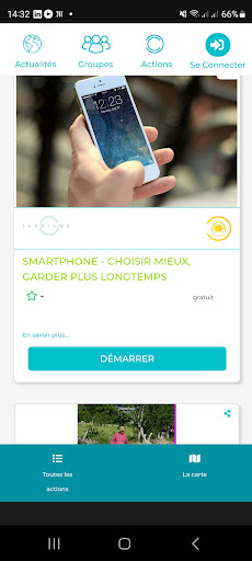 Android application Terrians screenshort