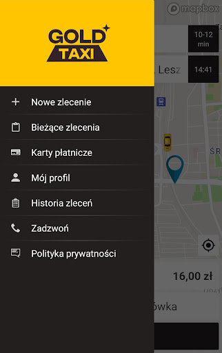 Gold Taxi Leszno Screen 2