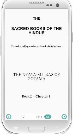 The Nyaya Sutras of Gotama