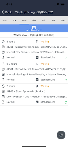 Sicon Approvals Screen 3