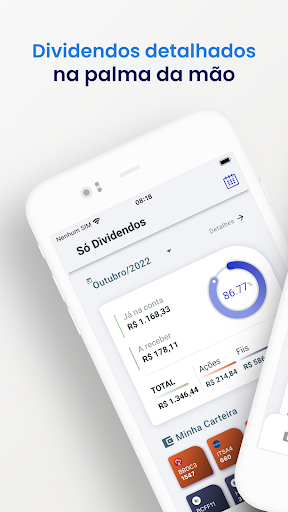 Android application Só Dividendos screenshort