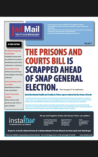 Jail Mail UK –Prison Newspaper