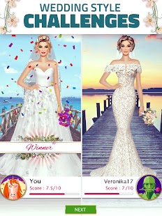 Super Wedding Dress Up Stylist Screenshot