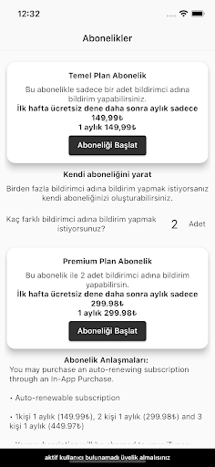 Android application Hks Bildir screenshort