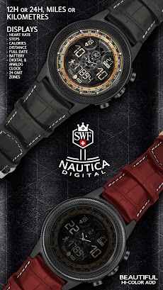 SWF Nautica Digital Watch Faceのおすすめ画像1