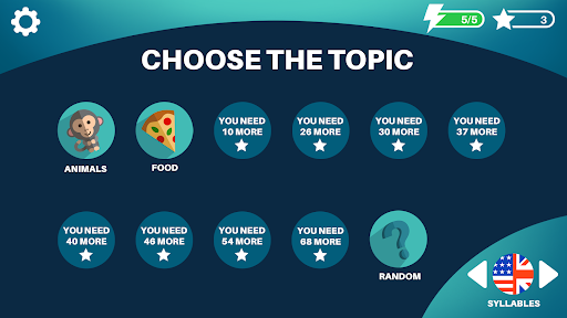 Android application Learn Words - Use Syllables screenshort