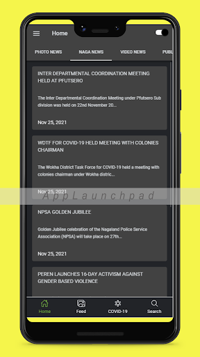 Android application DIPR Nagaland screenshort
