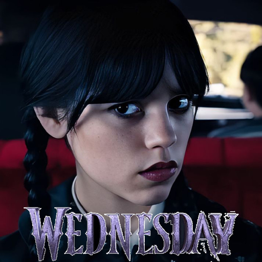 Wednesday Addams Coloring Game
