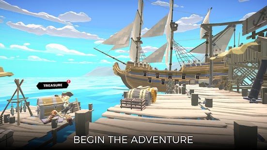 ภาพหน้าจอของ Pirate world แบ่งมหาสมุทร