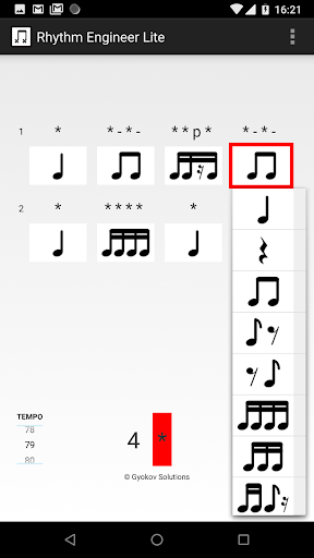Screenshot of Rhythm Engineer Lite