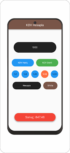 Kdv Hesapla : Tevkifatlı Screen 2