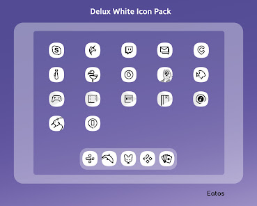 Delux White Icon Pack APK v2.2 (Patched) Gallery 10