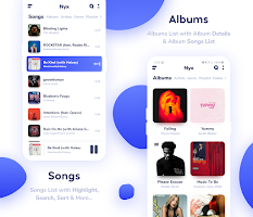 Nyx Music Player- Offline MP3 APK تصویر نماگرفت #2