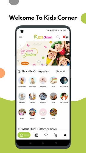 Android application The Kids Corner screenshort