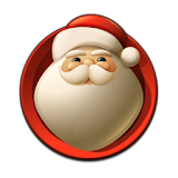 Xmas Santa Clock Widget icon