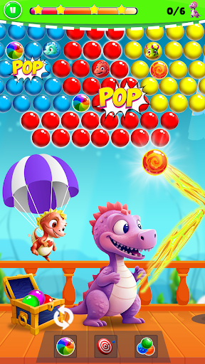 Dinos Rescue : Aim Bubbles Pop Screenshot