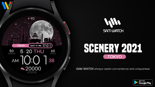 Android application SamWatch Scenery 2021 Japan screenshort