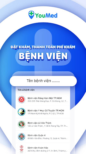 YouMed - Ứng dụng đặt khám Screen 2