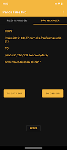 Captura de Pantalla 7 Panda Files Pro - Data & Obb android