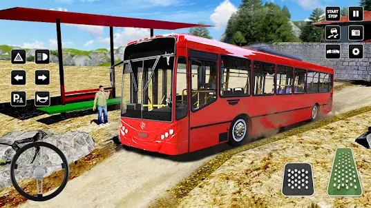 Simulador de ônibus off-road