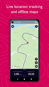 Mapas de sistema operacional: trilhas para caminhada e bicicleta MOD APK (Pro desbloqueado) 4